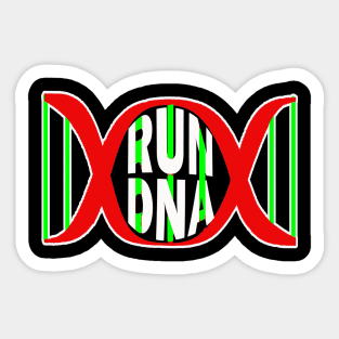 RUN DNA Sticker